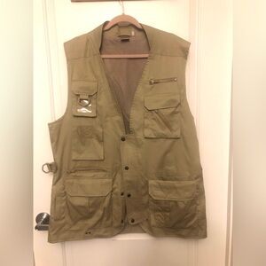 Kodax Men's Tan Utility Vest Sz XL